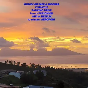 Apartment Vaimiti Pour 2 Personnes Vue Et Moorea
